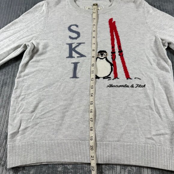 Abercrombie And Fitch Vintage Penguin Ski Sweater Womens Large Winter - Picture 4 of 9